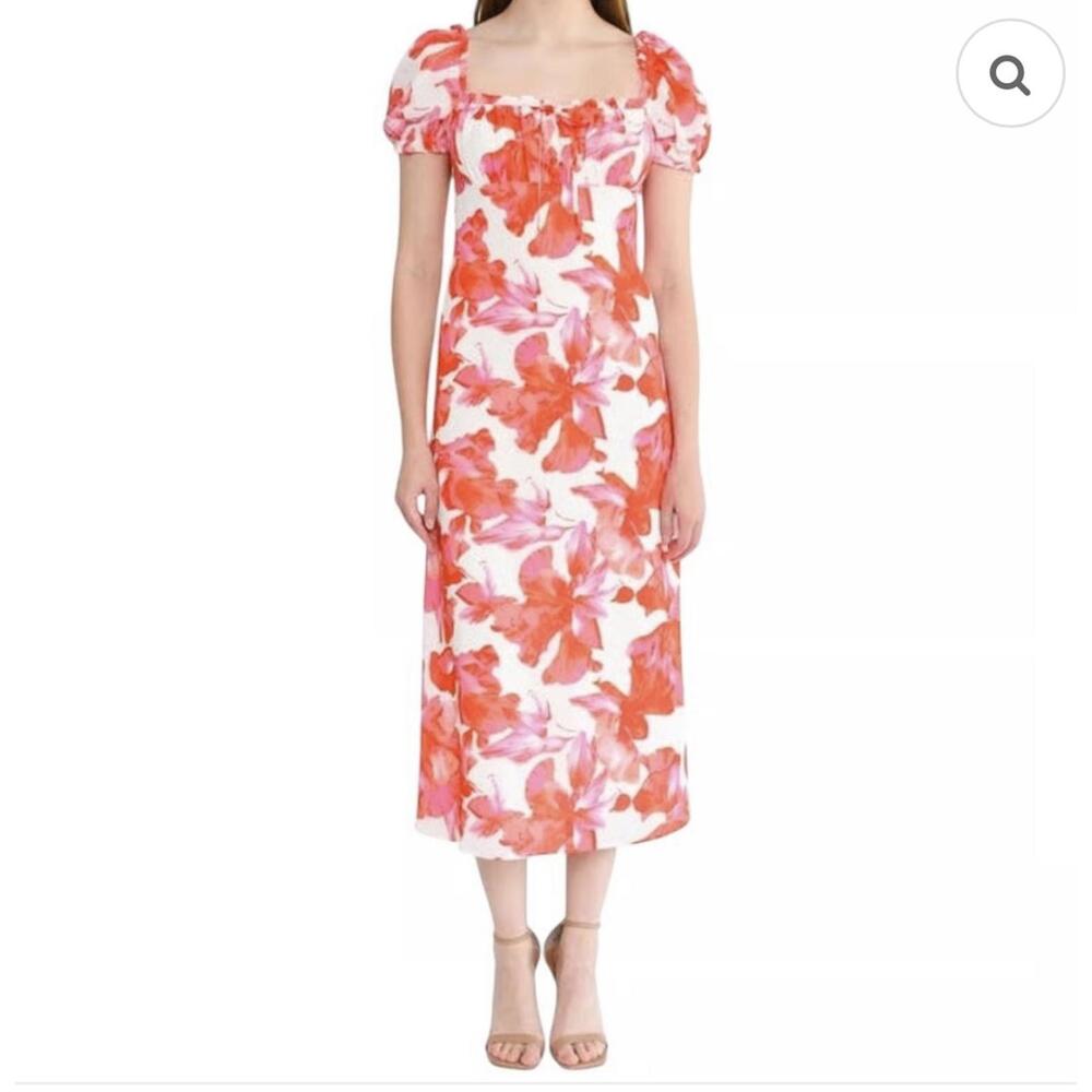 Wayf Felicity Floral Midi Dress  [COPY]